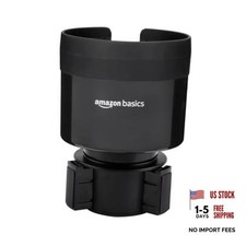 Car Cup Holder Expander with Adjustable Base, Securely Holds Large Bottles