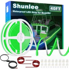 40ft Ip67 Waterproof Marine Green Cob Led Boat Lighting Marine Lights For Sale
