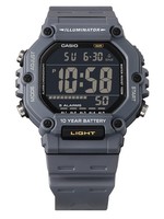 Casio Digital Harzarmband Quarz AE-1600H-8BV 100M Schwarz Zifferblatt Herrenuhr