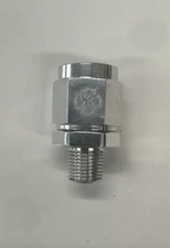 X598Raw -6AN Female To 1/8 NPT male Raw Aluminum