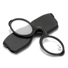 Soft Silicone Armless Nose Pads/Clip Reading Glasses Small Portable Reader