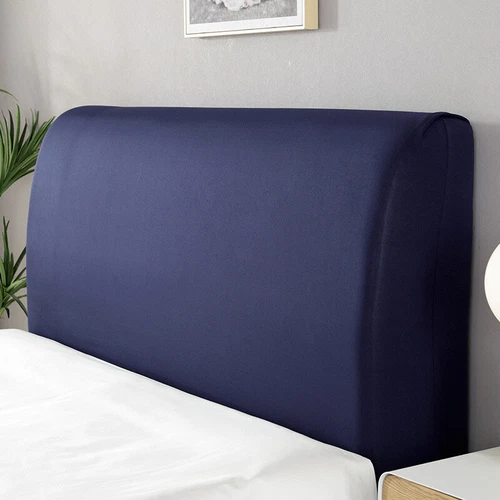 Stretch Bed Head Cover Pure Color Bed Head Slipcover Bedside Dust-proof Decor AU - Picture 6 of 25