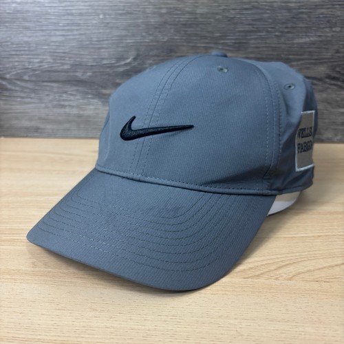 Nike Mütze Kappe Riemen hinten grau Swoosh Dri Fit Wells Fargo Golf Golfen