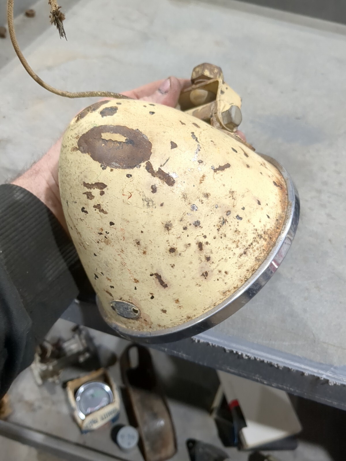 Vintage 6" King Bee Headlight Fog Light Hot Rat Rod TROG 32 34 31 30