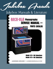 Rock Ola Modelos 474 y 473 Manual de Servicio Completo y Catálogo de Piezas