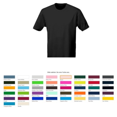 Just Cool T-Shirt JC001 mit UV Schutz Funktionsshirt Sportshirt Trainingsshirt