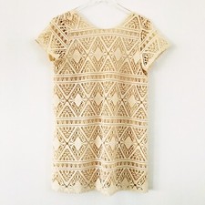 Show Me Your Mumu Lace Off White Baby Doll Dress, Small