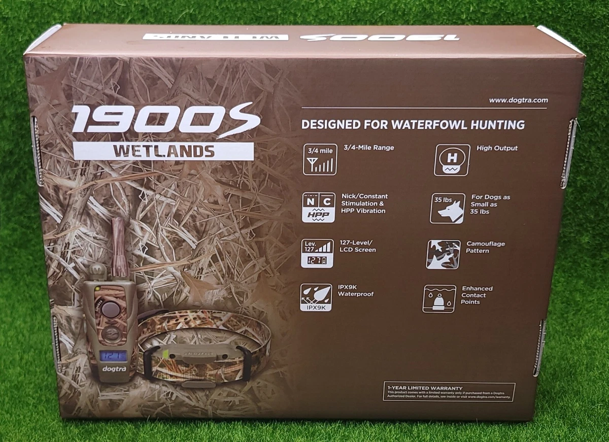 Dogtra 1900S Wetlands Camo 3 4 Mile Remote Dog Training E Collar