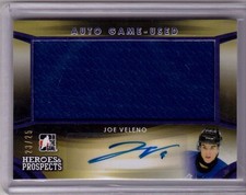 JOE VELENO 15/16 Leaf Prospects PURPLE Auto Autograph Jersey # /25 Rookie Signed
