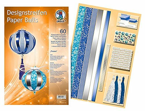 URSUS 23390099 - Strisce di carta per creare palline di Natale, modello: (i2C)
