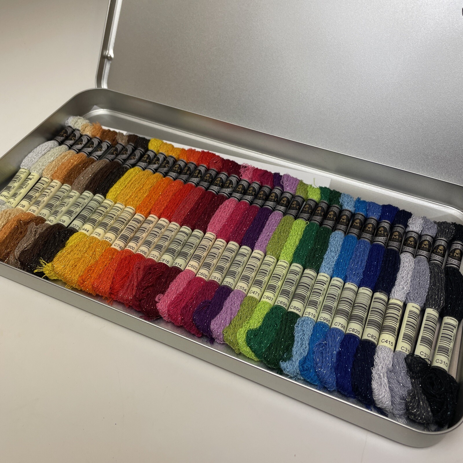 DMC 35pc Mouline Special Etoile in Tin Embroidery Floss 77540948253 eBay