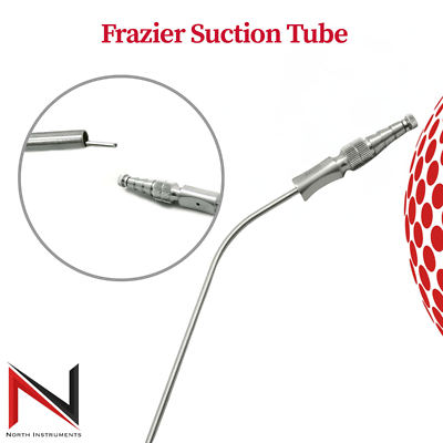 Tubo Di Aspirazione Chirurgico Frazier 3mm - Medspo, Per Odontoiatria E Chirurgia, Nuovo