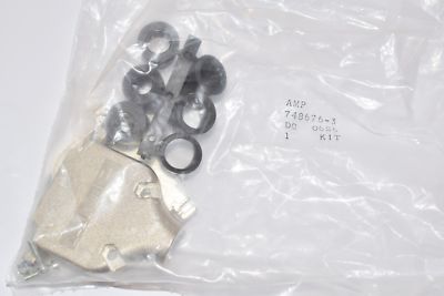 NEW TE Connectivity AMP Connectors 748676-3 D-Sub Backshells KIT W/GROMMETS 25P 