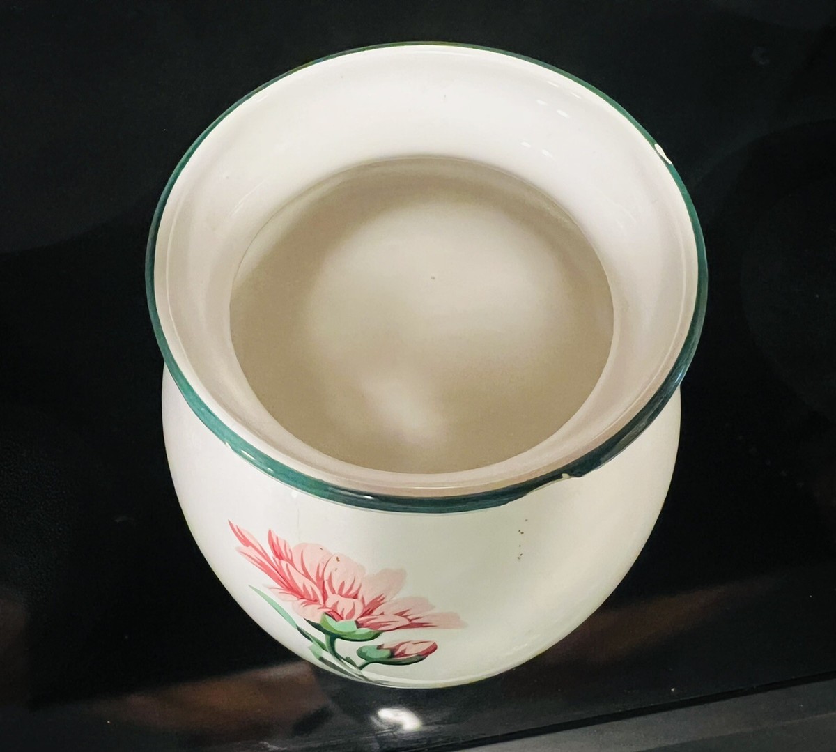 Vintage Tiffany & Co porcelain Vase Multicolored Hand Painted