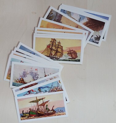 Hitchman 1971. Full Set of 25, Naval Battles. NEW