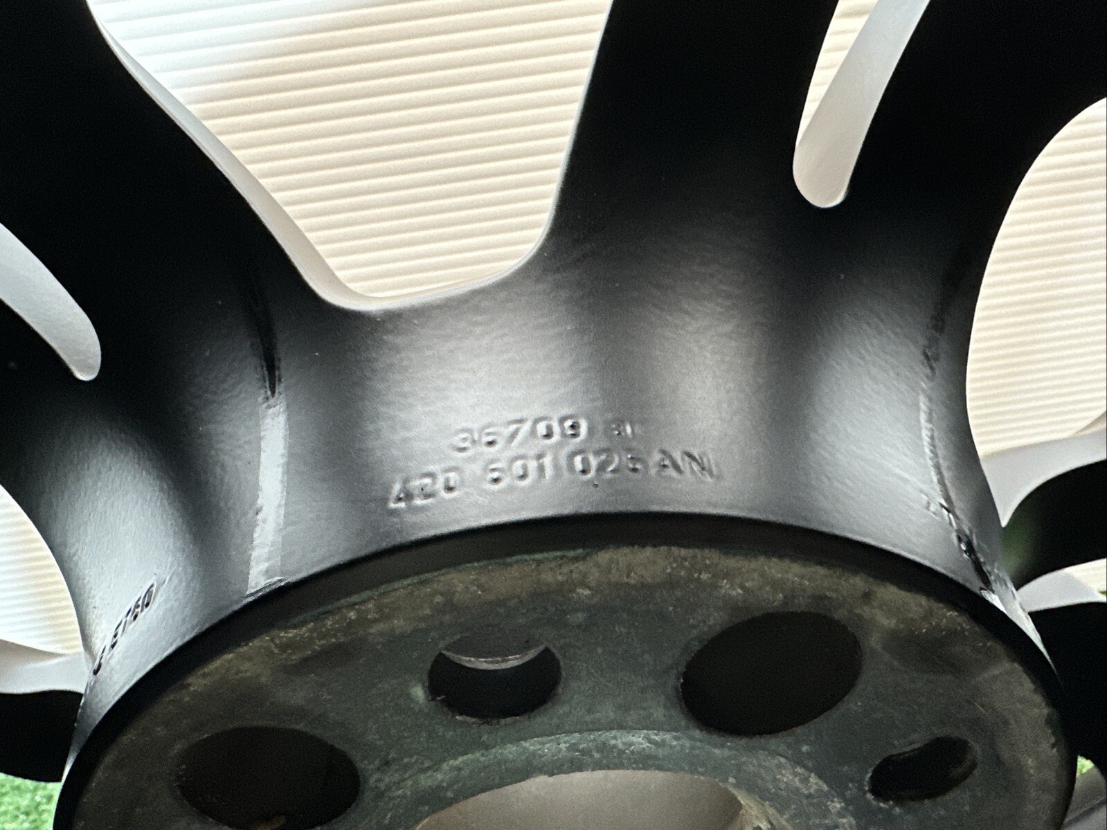 ✅ 2010 2011 2012 2013 2014 2015 Audi R8 Rear Wheel 19 X 11 Rim Black Matte OEM