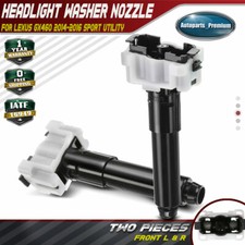 2pcs Headlight Washer Nozzles For Lexus Gx460 2014-2016 Front Driver Passenger
