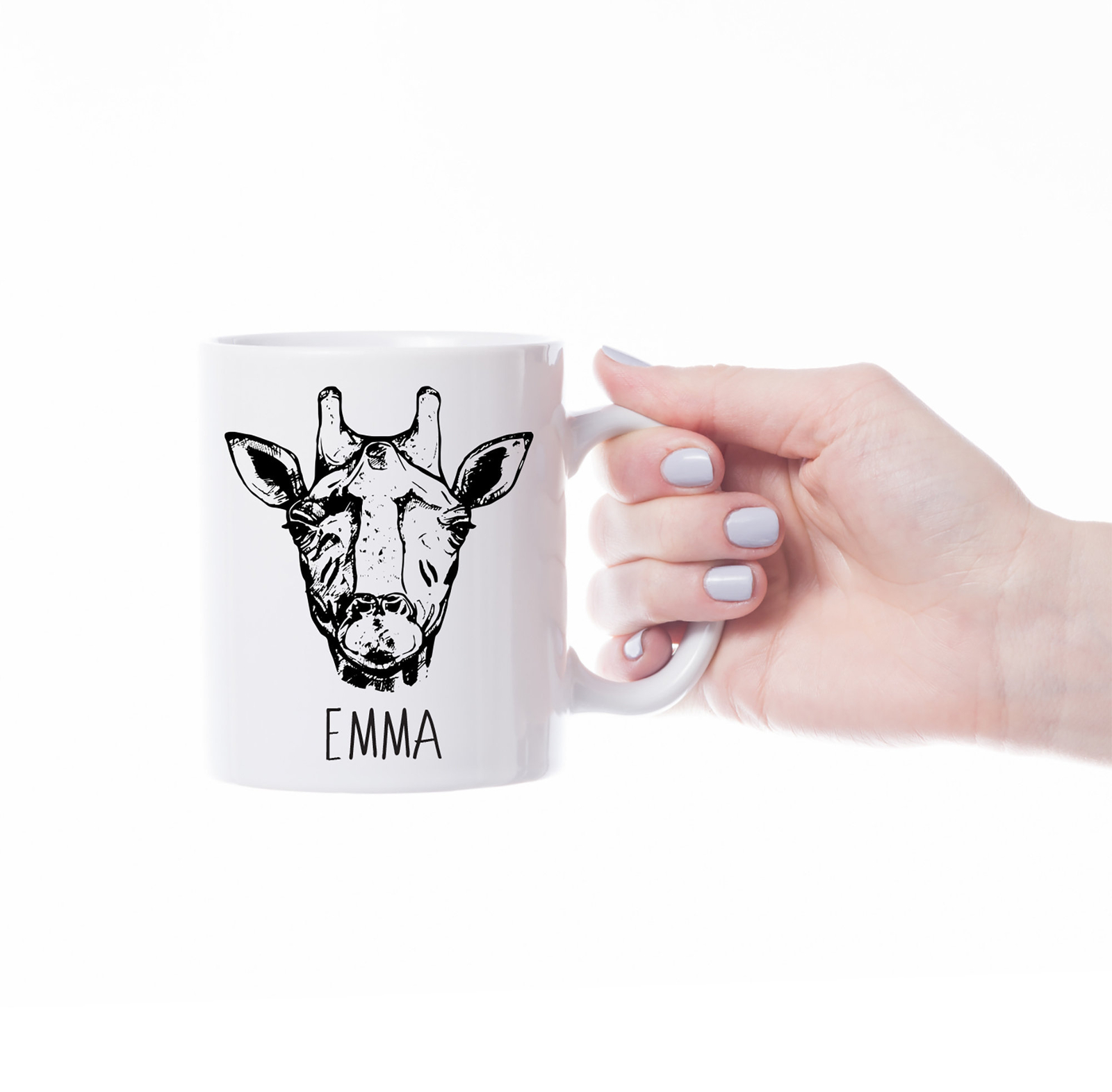 Taza Jirafa Jirafa Taza de Café Jirafa Café Regalo Para Ella Tazas de Café Personalizadas
