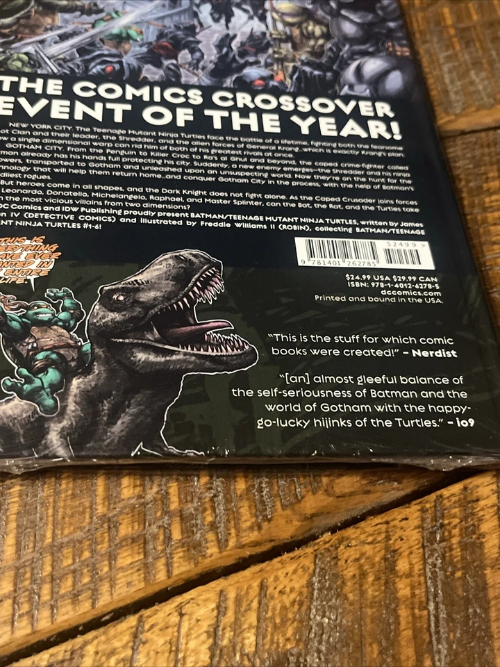 Batman Teenage Mutant Ninja Turtles Hardcover Sealed Brand New IDW DC Tmnt Foto 4 de 4