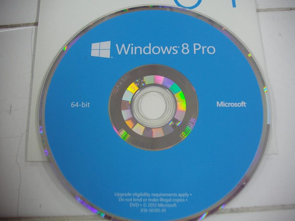 Microsoft Windows 8 Pro Full Version 32Bit & 64Bit DVD MS WIN 8 =NEW RETAIL= - Image 3 of 4