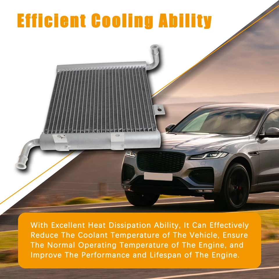 Fit for 2018-2023 Land Rover Range Rover Velar Front Right Auxiliary Radiator - Image 2 of 4