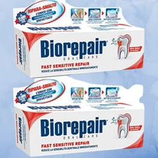 Biorepair "Fast Sensitive Repair" Toothpaste with microRepair - 2 Pack
