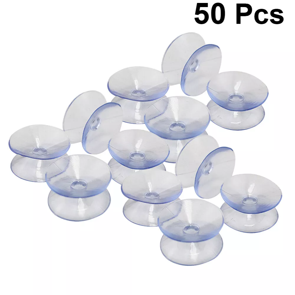 Set of 60 pvc suction cups double (30 mm) - Wood, Tools & Deco