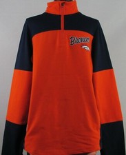 Denver Broncos NFL Youth's Half-Zip Jacket with Zip Pockets