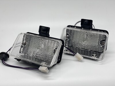 KK 1970 Chevelle Malibu / El Camino Front Parking Lamp Clear Lens - Pair (Amber Finish)