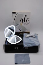 GLO TECH LED COMPACT Magnifying Small Mirror 1X & 10X Travel 4” *White Or Black*