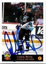 Radek Bonk autographed Hockey Card (Las Vegas Thunder) 1994 Classic Prospects #2