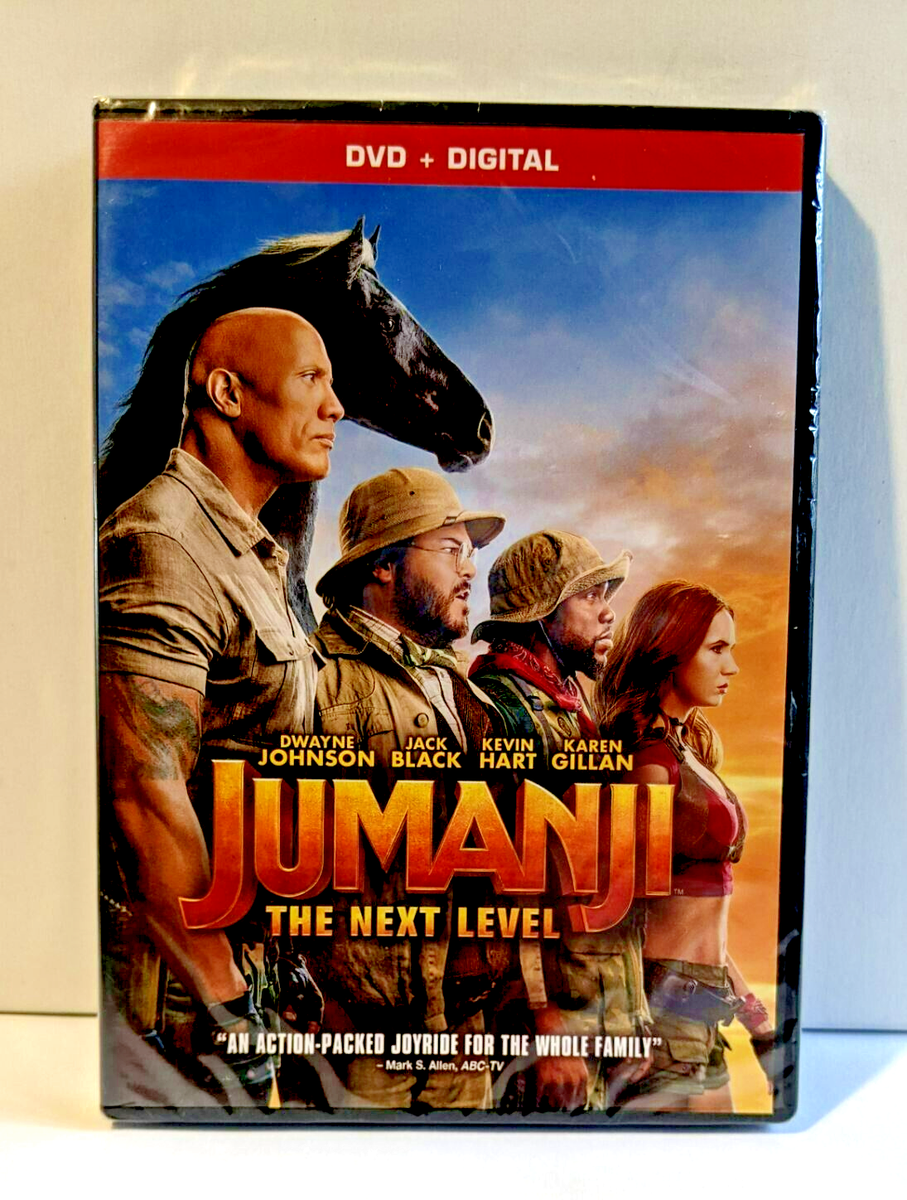 JUMANJI The Next Level DVD Special Features Jack Black Dwayne