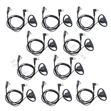 10Pcs Earpiece Headset PTT Mic for Motorola Two Way Radio Transceiver XT420