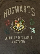 Harry Potter Hogwarts School Of Witchcraft And Wizardry S/S Size M T-Shirt