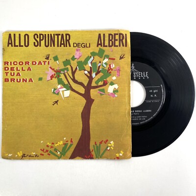 Rocco Luigi Paoli Allo Spuntar Degli Alberi 45 RPM Record Sette Stelle Italy 7 