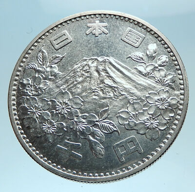 1964 JAPAN Tokyo Summer Olympic Games 3.5cm Silver Japanese MT