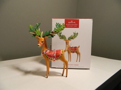 2025 Hallmark DECKED OUT DEER  Keepsake Ornament Club Member Exclusive KOC