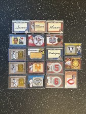 Topps Commemorative/Manufactured Patch Relic Lot (18) Mickey Mantle Sandy Koufax