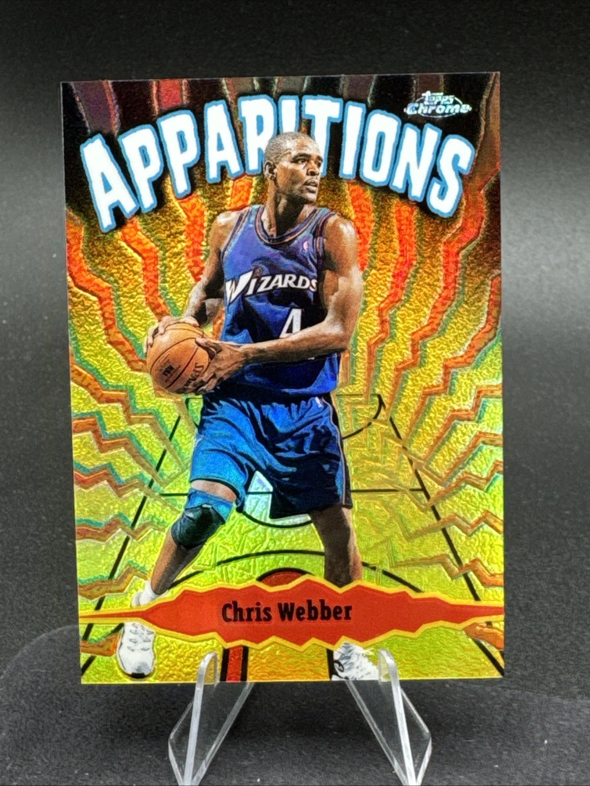 1998-99 Topps Chrome - Apparitions Chris Webber #A6 Refractor /100