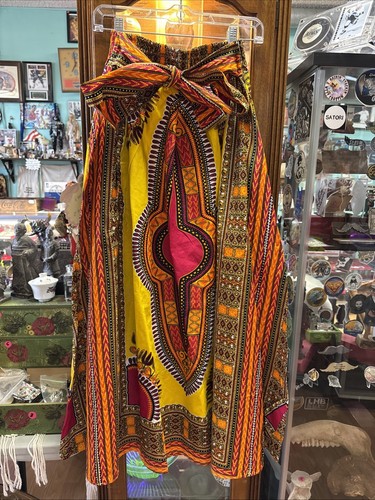 Kara Chic NP Tribal Print Pattern Maxi Skirt Tribal Pattern One Size