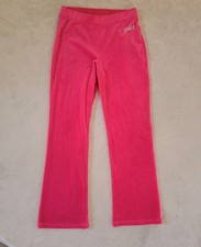 Juicy Couture VTG Y2k Velvet Velour Hot Pink Track Pants Women  s M Wide Leg