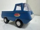 Vintage Tonka Blue Pick Up Truck Pressed Steel 4.5" Long 70s