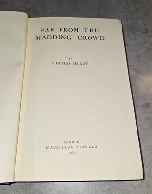 Far From The Madding Crowd (Thomas Hardy - 1952) Hardback