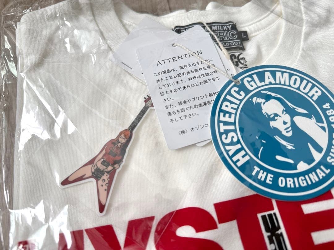 ONE PIECE x HYSTERIC GLAMOUR Nami FLYING V T-Shirt with Sticker