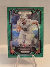 2023 Panini Prizm Neon Green Pulsar ☆ Jaelan Phillips Miami Dolphins  -Mint-