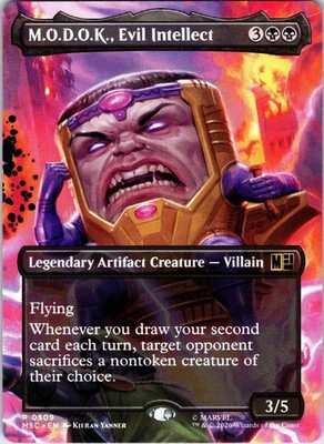M.O.D.O.K., Evil Intellect (Borderless) R Commander: Marvel Super Heroes 509 NM