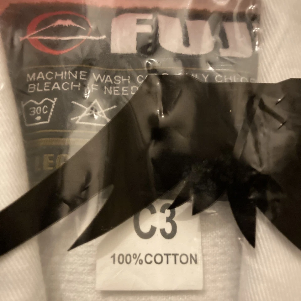 FUJI Kids All-Around BJJ Gi C3 – Brazilian Jiu Jitsu Uniform + White Belt NEW - Image 3 of 4