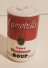 CAMPBELL'S REPLICA BOÎTE À SOUPE CRÈME DE TOMATE BOÎTE À SOUPE EN PLASTIQUE COUVERTURE DE FICELLE LÉGÈRE UNIQUEMENT
