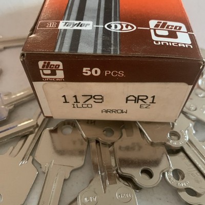 ILCO 1179 EZ AR1 for ARROW KEY BLANKS, 50 Pack 