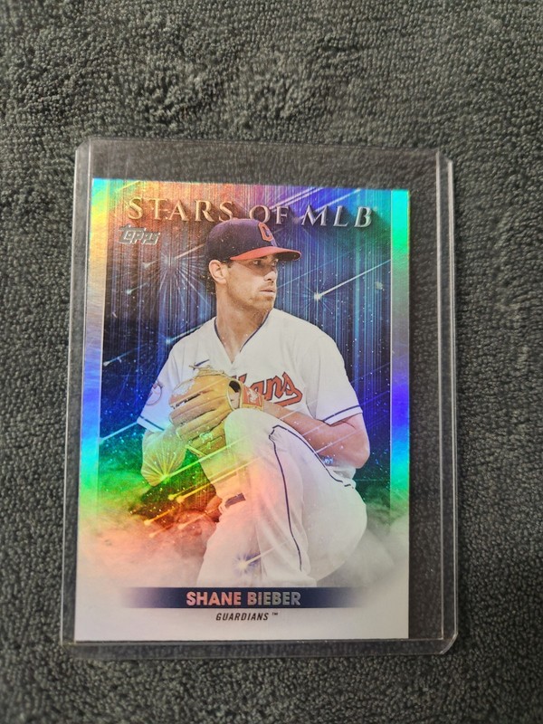 Shane Bieber 2022 Topps Stars Of Mlb Insert Card
